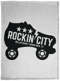 Cozy Plush Fleece Blanket - 30x40 NEW Rockin' City Logo