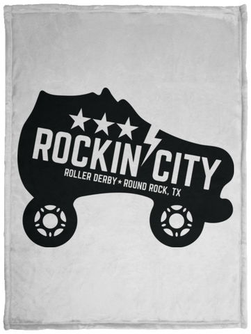 Cozy Plush Fleece Blanket - 30x40 NEW Rockin' City Logo